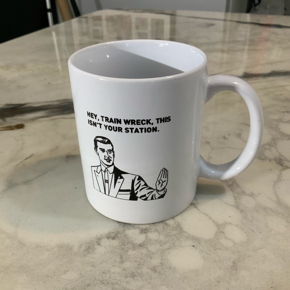 Other - TRAIN WRECK COFFEE MUG✅